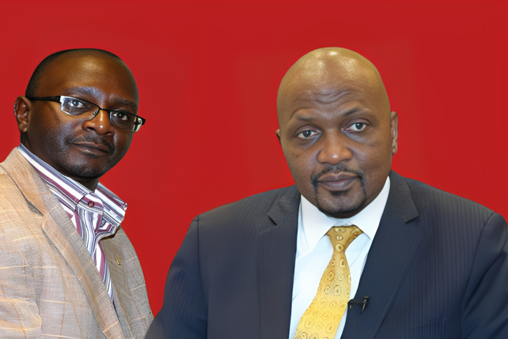 Moses Kuria and John Kamau