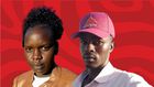 A collage of Evans Kosgei and Jackline Kimaiyo.