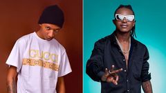From right: Kenyan singers Trio Mio & Mr Seed