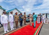 President William Ruto hosted King Charles III and Queen Camilla during their visit to the Kenya Navy Base Mtongwe,