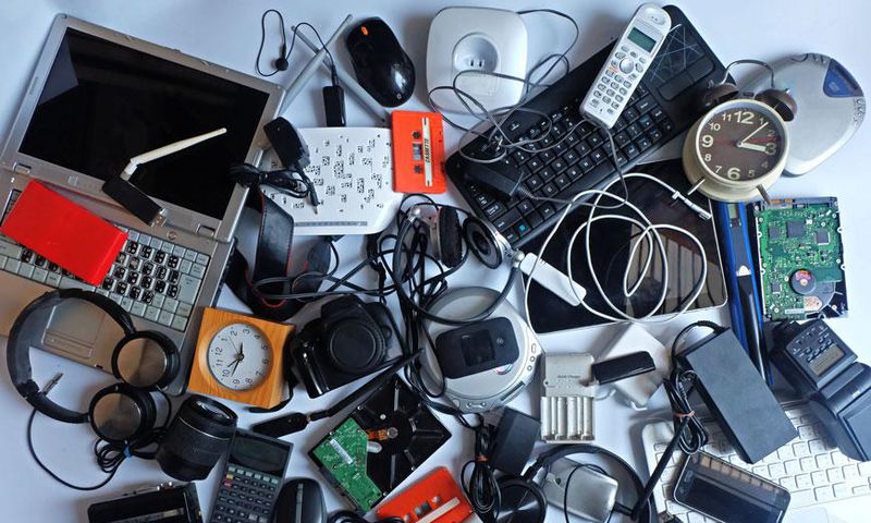 A collection of electronic gadgets