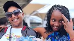 YouTuber Moureen Ngigi pampers mum with love in emotional reunion after 2 years apart