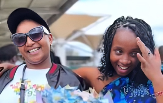 YouTuber Moureen Ngigi pampers mum with love in emotional reunion after 2 years apart