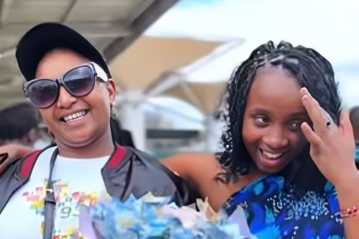YouTuber Moureen Ngigi pampers mum with love in emotional reunion after 2 years apart