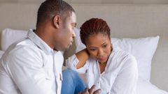 Couple talking