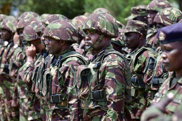 Kenya soldiers