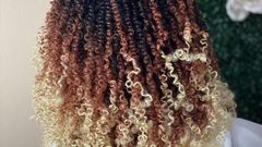 Ombre tritune crochet braids by Crotchet Braid Plus
