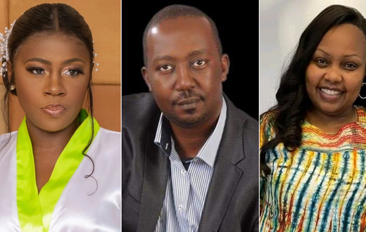 From left: Akothee, Andrew Kibe, and Millicent Omanga