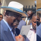 Raila Odinga at the DCI offices
