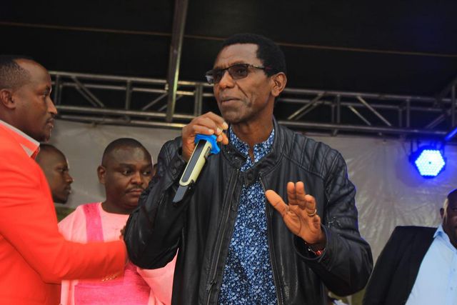 Ruiru MP Simon King'ara speaking during an event on July 16, 2023