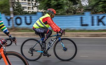 First Lady Rachel Ruto on Tuesday rode from State House to UN headquarters in Gigiri on a top-of-the-line Boone 6 Disc Cyclocross Bike, which carries a hefty price tag of Sh534,934.