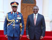 President William Ruto presided over the swearing in ceremony of General Francis Ogolla as the Chief of Defence at State House, Nairobi on April 29, 2023