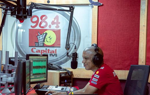 The late Capital FM Sports Journalist Sean Cardovillis