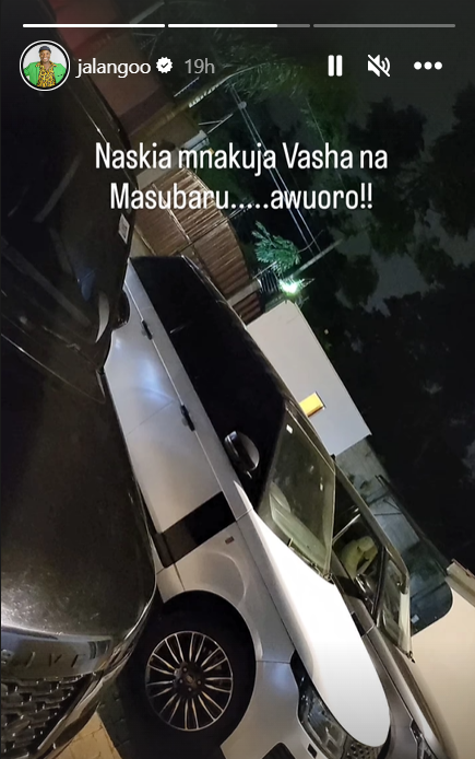 Screenshot of Jalango's Instagram stories