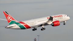 File image of a Kenya Airways plane