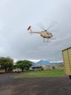 NRT Kenya's chopper, a Hughes 369FF (530MG), evacuating a woman in Isiolo county
