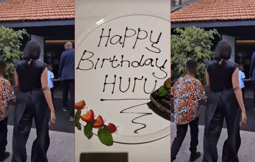Janet Mbugua and Eddie Ndichu mark Huru's eighth birthday in private family celebration