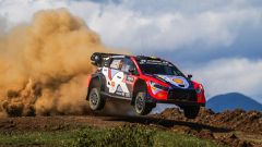 A WRC Safari Rally 2024 participant zooms past