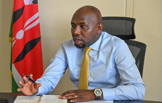 CS Kipchumba Murkomen in a meeting with Metropolitan Transport Authority (NAMATA) Council