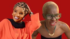 Lulu Hassan (left) and Nyako