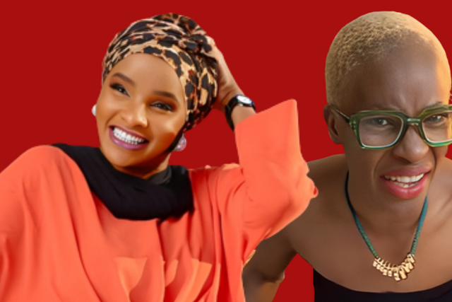 Lulu Hassan (left) and Nyako