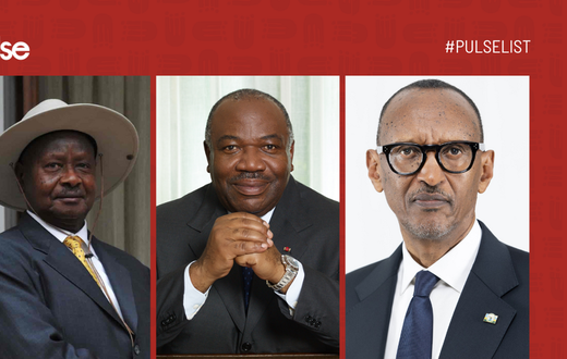 From left: Presidents Yoweri Museveni of Uganda, Paul Kagame of Rwanda and