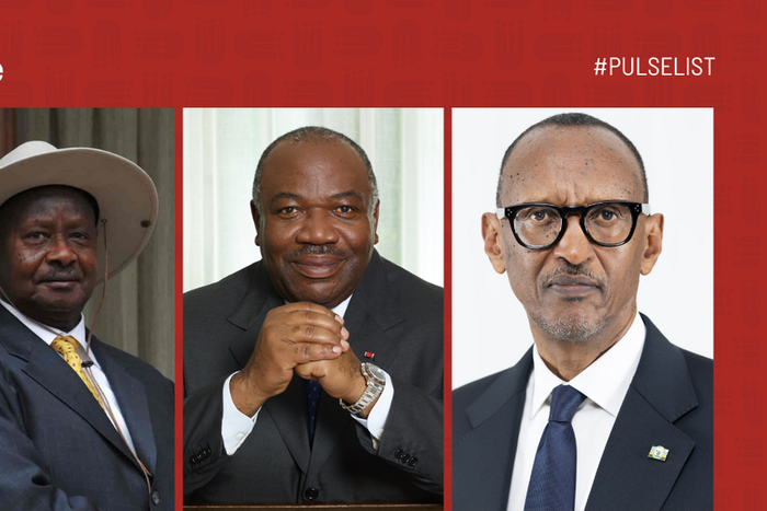 From left: Presidents Yoweri Museveni of Uganda, Paul Kagame of Rwanda and