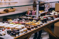 Assorted pastry food