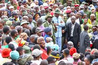 President William Ruto addressing residents of Murang'a County during the National Tree Planting Day on May 10, 2024