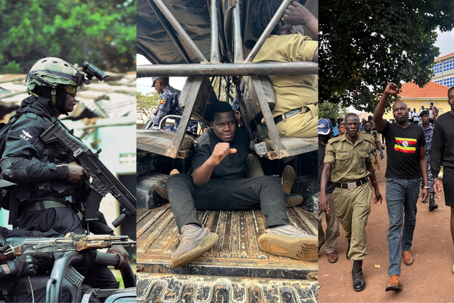 Ugandan protests in pictures (Source - CNBC Africa, X)