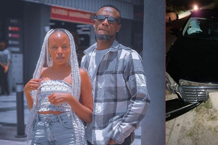 Eve Mungai and boyfriend Director Trevor survive accident on Christmas Day