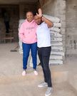 Musician Size 8 and her husband DJ Mo at the construction site