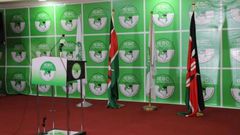 An IEBC banner