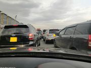 Traffic snarl-up along Mombasa Road