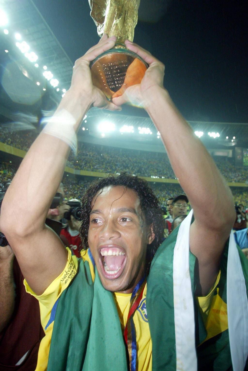 Brazil legend Ronaldinho on June 30, 2002.