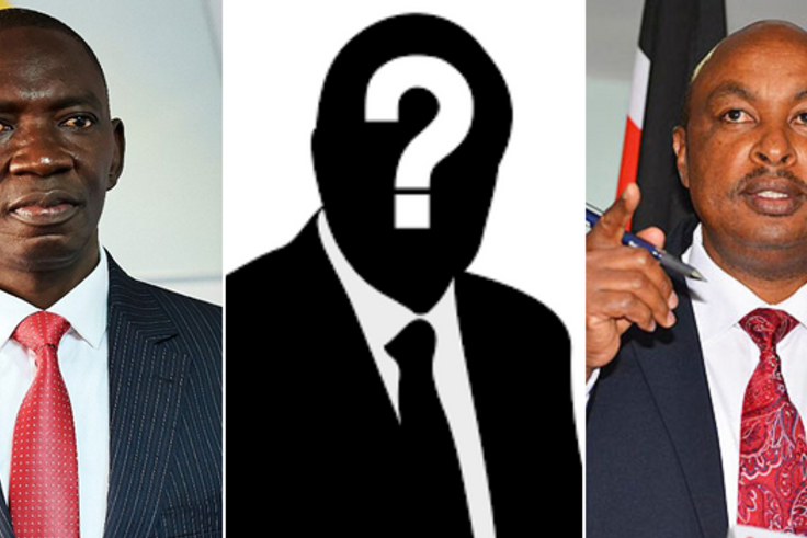 A collage of former Government Spokespersons Cyrus Oguna & Eric Kiraithe