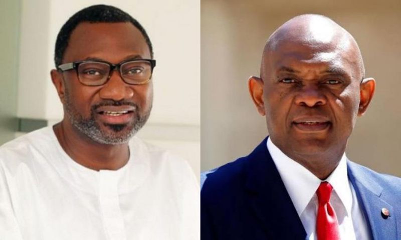 Femi Otedola (left) and Tony Elumelu (right) [Daily Post]