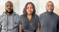 Two Nigerian nationals and a Kenyan woman who were arrested on suspicion of drug traficking