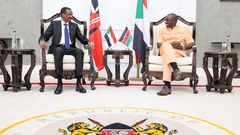 President William Ruto held talks with the RSF Leader General Mohamed Hamdan Dagalo, State House, Nairobi on January 3, 2024