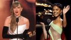 2024 Grammy winners Taylor Swift (Album of the Year) and Tyla (Best African Music Performance)