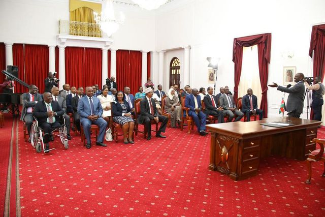 President William Ruto met Jubilee MPs at State House on February 8, 2023