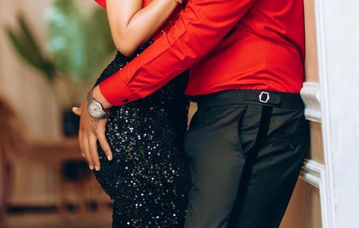 Tanzanian celebrity couple Wema Sepetu and musician Whozu