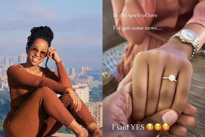 Natalie Tewa gets engaged to Amsterdam-based lover Francis Mbugua Mugane