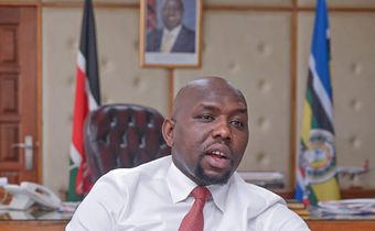 CS Kipchumba Murkomen in a meeting with the Ambassador of the Kingdom of Netherlands to Kenya HE Maarten Brouwer and a team from Air France-KLM led by the Director General for Africa Jean-Marc Pouchol