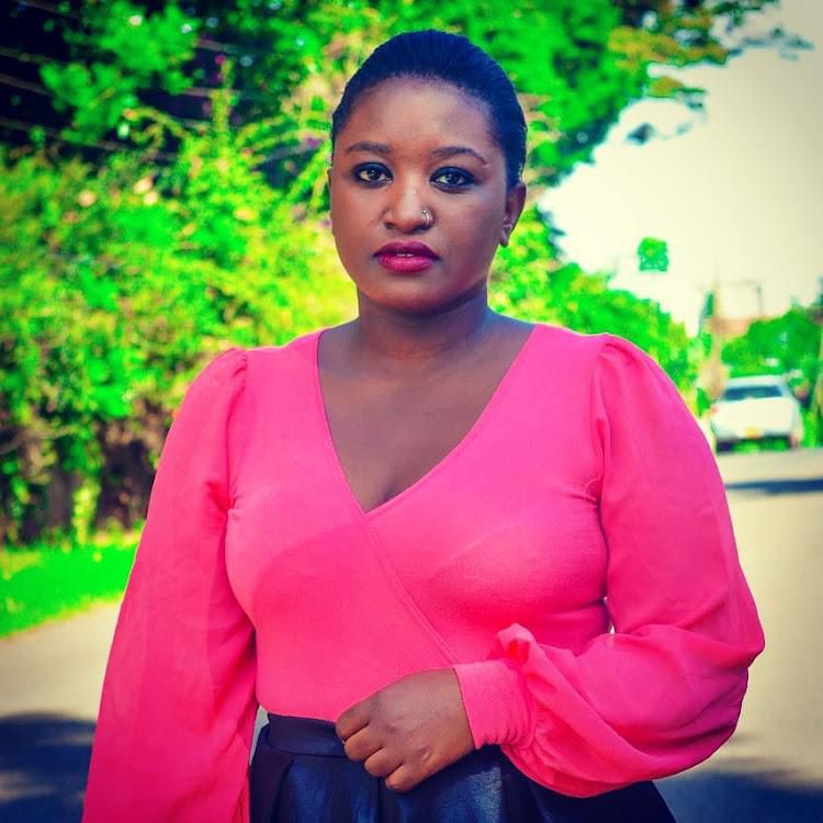 Actress Bernice Njeri Gachomba, popularly known as Njambi for her hilarious role in "The Real House-helps of Kawangware" series