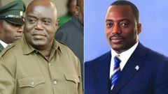 Former DRC presidents Laurent Kabila & his son Joseph Kabila