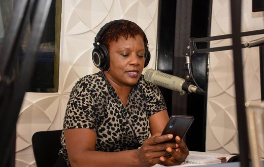 Renowned media personality Joyce Gituro