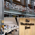 A collage of The Wall Street Journal, The New York Times and The Washington Post