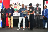Sports and Youth Affairs Cabinet Secretary, Ababu Namwamba unveils the Talanta Hela council and technical committees for sports and arts on February 15, 2023