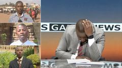 A collage of Francis Gachuri at different stages of his career at Citizen TV
